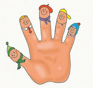 Раскраска пальчиковые для малышей #12 #432633