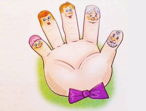 Раскраска пальчиковые для малышей 2 3 лет #27 #432686