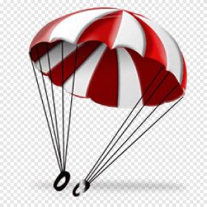 Раскраска парашют для детей #11 #433199