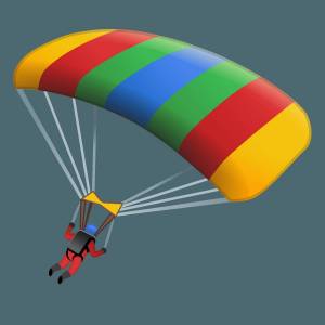 Раскраска парашют для детей #17 #433205
