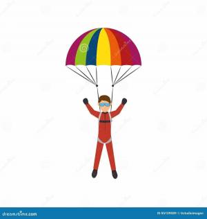 Раскраска парашют для детей #28 #433216
