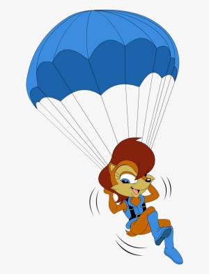 Раскраска парашютист для детей #16 #433242