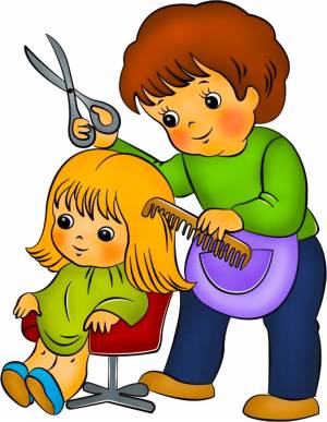 Раскраска парикмахерская для детей #24 #433436