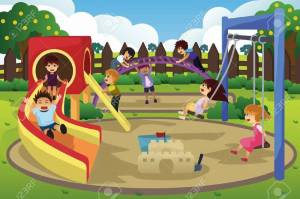 Раскраска парк для детей #15 #433495
