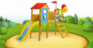 Раскраска парк для детей #31 #433511
