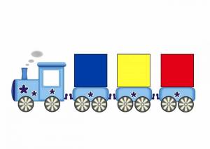 Раскраска паровозик для детей 2 3 лет #4 #433811