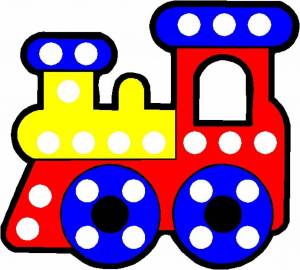 Раскраска паровозик для детей 2 3 лет #14 #433821