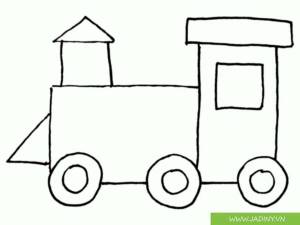 Раскраска паровозик для детей 4 5 лет #29 #433871