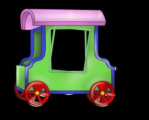 Раскраска паровозик для малышей #26 #433905