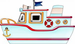 Раскраска пароход для детей #13 #434097