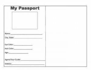 Раскраска паспорт для детей #10 #434230