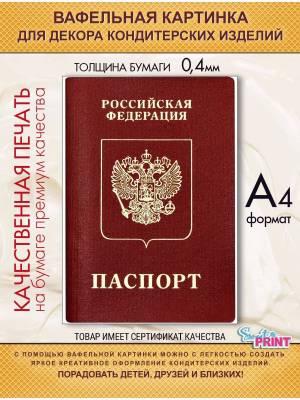 Раскраска паспорт для детей #17 #434237