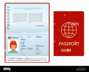 Раскраска паспорт для детей #28 #434248