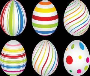 Раскраска пасхальные яйца для детей #5 #434449