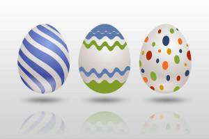 Раскраска пасхальные яйца для детей #9 #434453