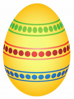 Раскраска пасхальные яйца для детей #10 #434454