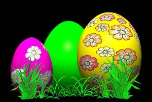 Раскраска пасхальные яйца для детей #12 #434456