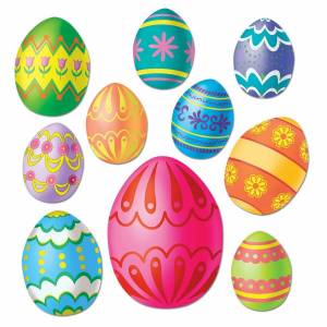 Раскраска пасхальные яйца для детей #34 #434478