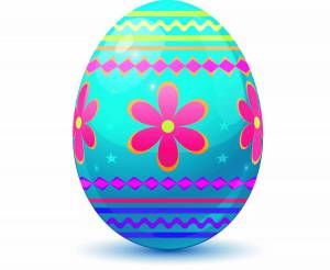 Раскраска пасхальные яйца для детей #36 #434480