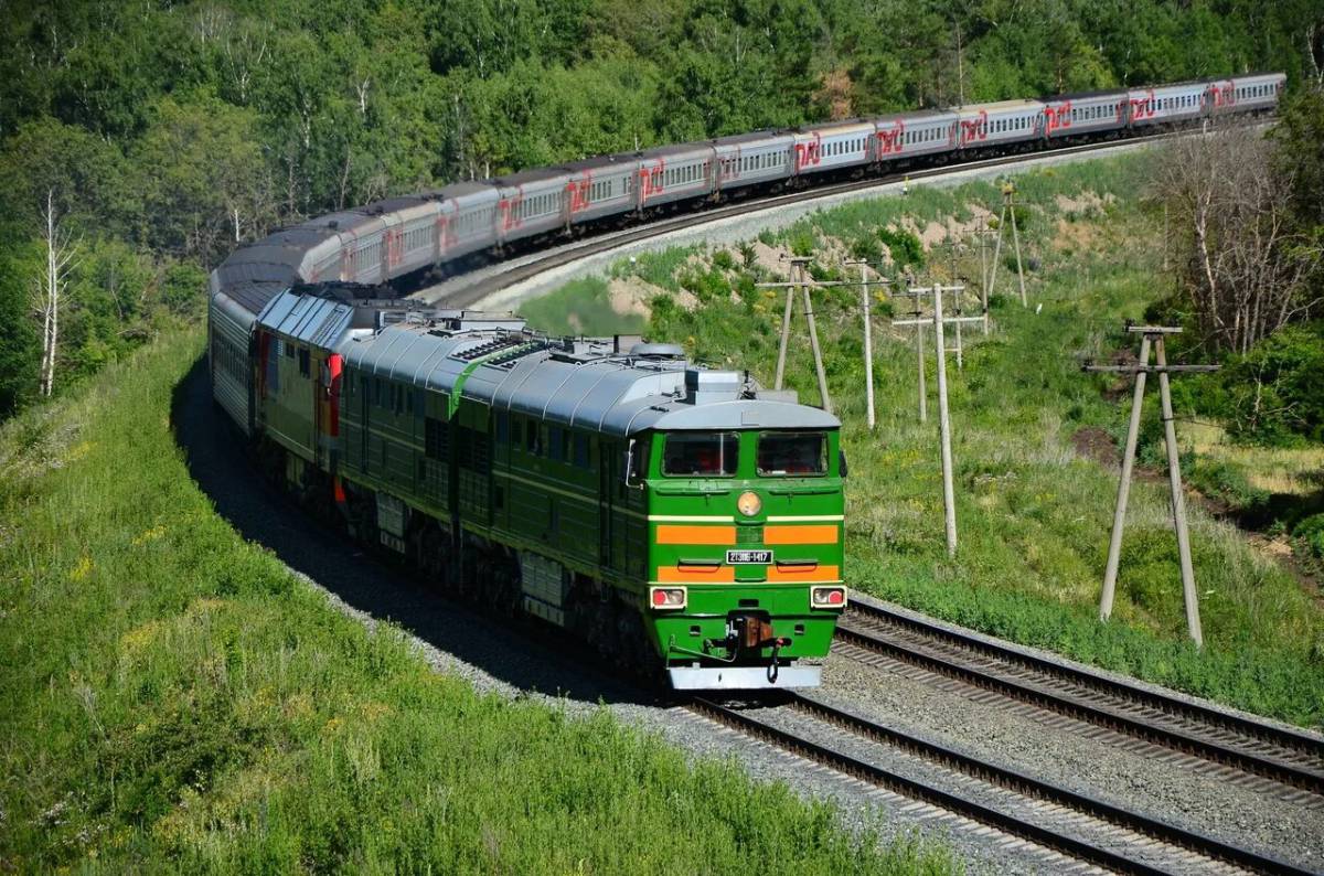 Пассажирский поезд картинки