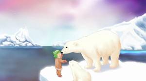 Раскраска белый медведь для детей #28 #40343