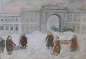 Раскраска блокадный ленинград для детей #3 #41039