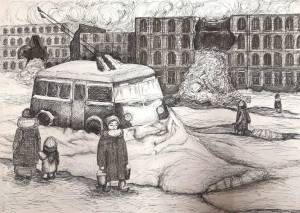 Раскраска блокадный ленинград для детей #12 #41048