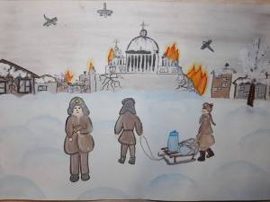 Раскраска блокадный ленинград для детей #28 #41064