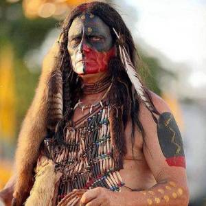 Раскраска боевая индейцев #17 #41924