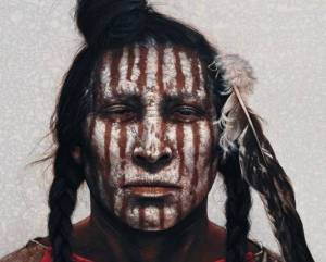 Раскраска боевая индейцев #30 #41937