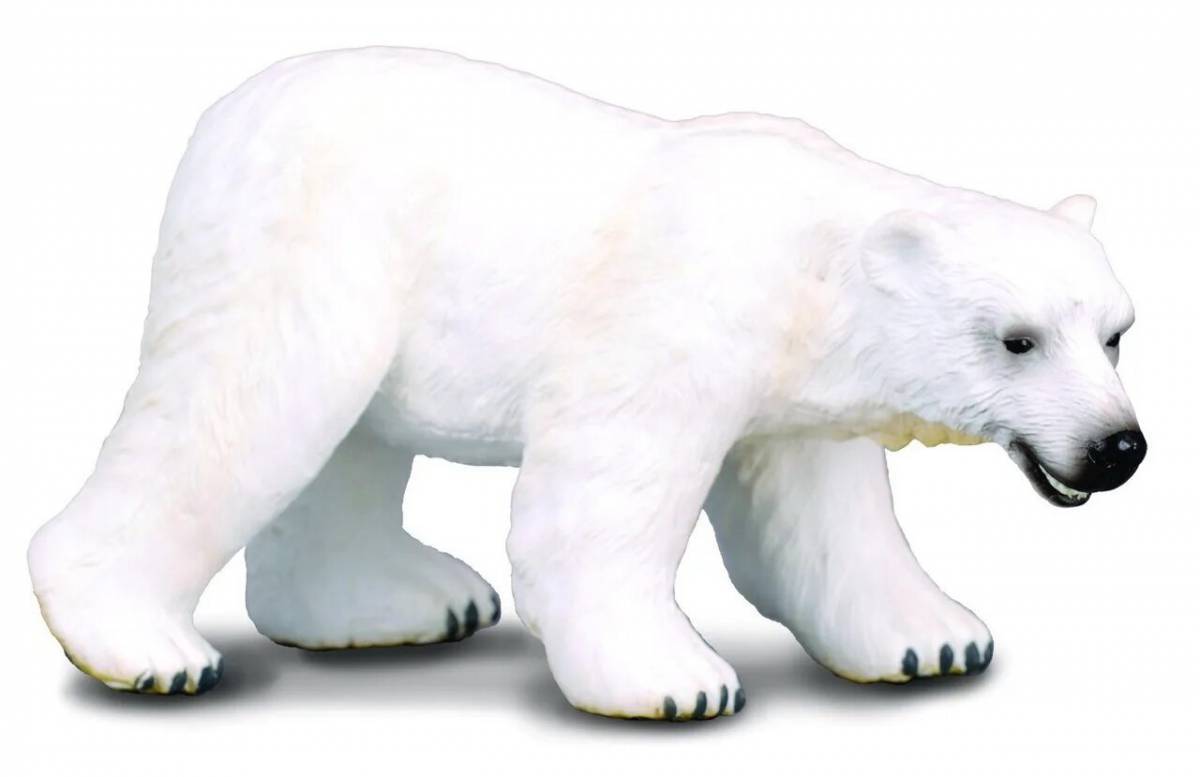 Белый медведь для детей #2