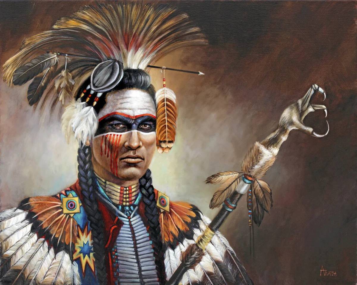 Боевая индейцев #28