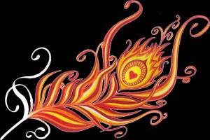 Раскраска перо жар птицы для детей #22 #436327