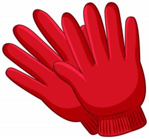 Раскраска перчатки для детей #30 #436795