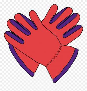 Раскраска перчатки для детей #35 #436800