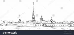 Раскраска петропавловская крепость для детей #26 #437362