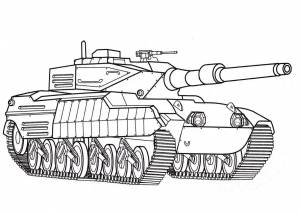 Раскраска печатать танки #3 #438037