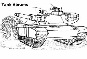 Раскраска печатать танки #4 #438038