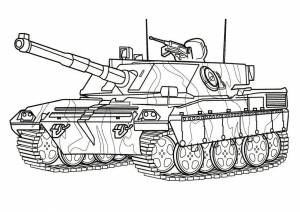 Раскраска печатать танки #5 #438039