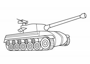 Раскраска печатать танки #8 #438042