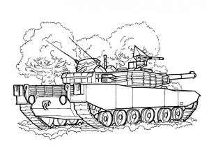 Раскраска печатать танки #9 #438043