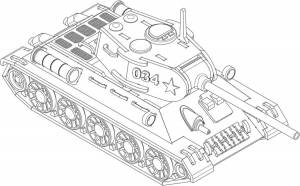 Раскраска печатать танки #10 #438044