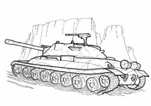 Раскраска печатать танки #18 #438052