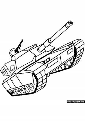 Раскраска печатать танки #31 #438065