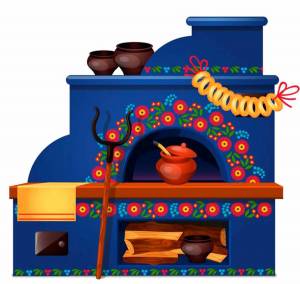 Раскраска печка для детей #10 #438343