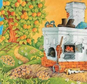 Раскраска печка для детей #19 #438352