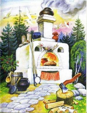 Раскраска печка для детей #22 #438355