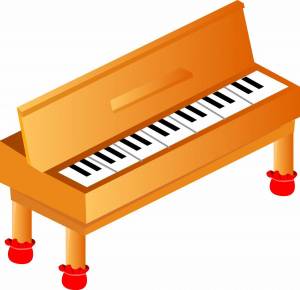 Раскраска пианино для детей #8 #438636