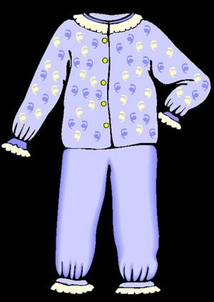 Раскраска пижама для детей #13 #438785
