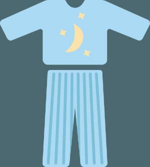 Раскраска пижама для детей #15 #438787